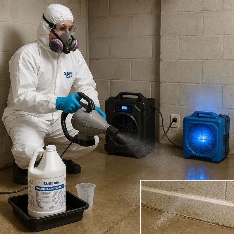 Sanitization and Odor Removal process in Paden City, WV
